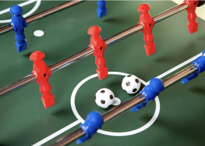 Ігровий стіл 4в1 PALERMO: Настільний футбол, Аерохокей, Більярд, Теніс 121х61 см фото 7