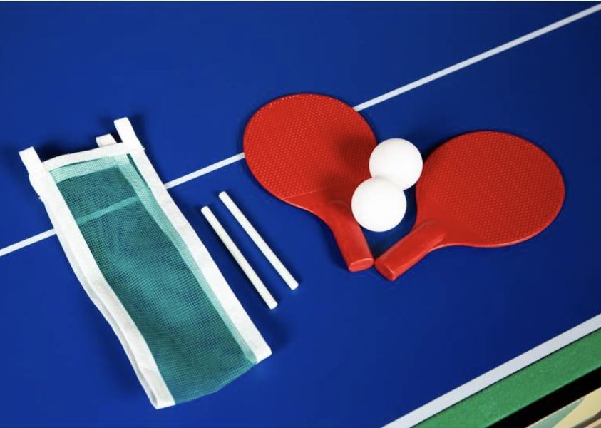 Игровой стол 4в1 PALERMO: Настольный футбол, Аэрохоккей, Бильярд, Теннис 121х61 см фото 8