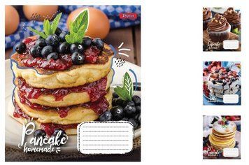 Учебные тетради в линейку на 24 листа 1Вересня Homemade cake 20 шт. 765900 фото 1