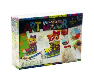 Гіпсові форми Danko Toys Art Decor: Котик (рос) ARTD-01-03 фото 1