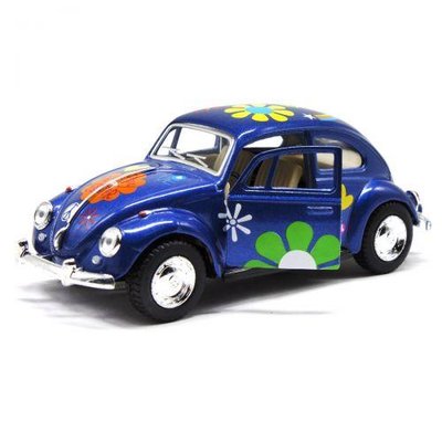 Машинка KINSMART Volkswagen Beetle синя KT5057WF фото 1