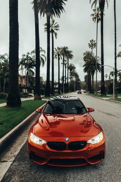 Картина за номерами BrushMe "BMW на вулиці у Каліфорнії" 40х50см BS52467 фото 1