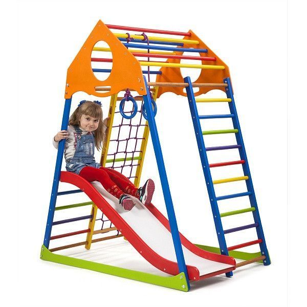 Розвиваючий ігровий спортивний куточок SportBaby KindWood Color Plus 1 фото 4