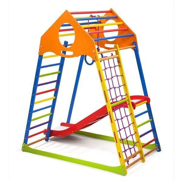 Розвиваючий ігровий спортивний куточок SportBaby KindWood Color Plus 1 фото 7