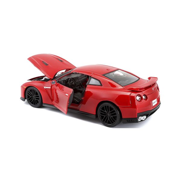 Металлическая модель авто Nissan Gt-R Ассорти Красный, Белый Металлик, 1:24 фото 5