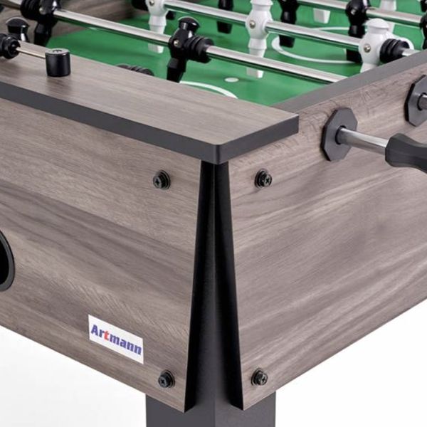 Ігровий стіл "Настільний футбол CHESTER" на штангах з рахунками дерев'яний з ніжками 140х76 см фото 5