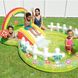 Детский надувной игровой центр Intex Цветущий дворик 290х180х104 см с горкой и игрушками объем 450л 57154 фото 5