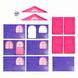 Пластиковий дитячий ігровий будиночок Doloni з вікнами та дверима 256х130х120 см фіолетовий з рожевим 02550/20 фото 5