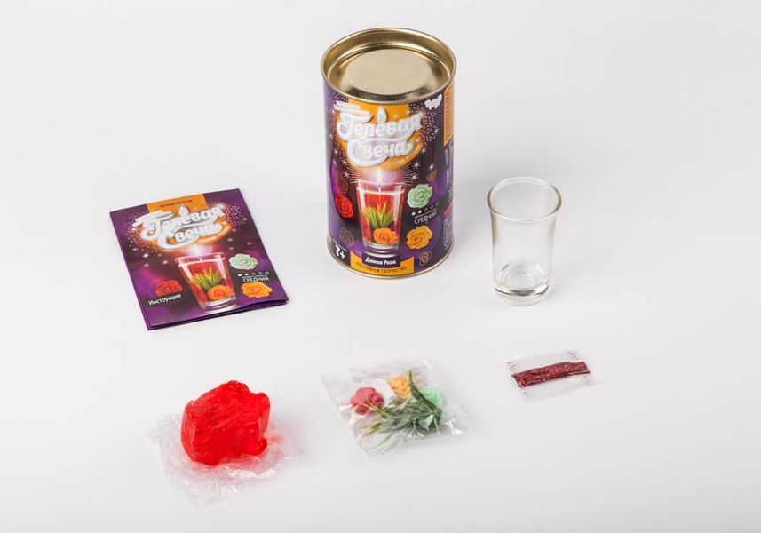 Набор для изготовления гелевой свечи Danko Toys Дикая Роза GS-01-04 фото 2