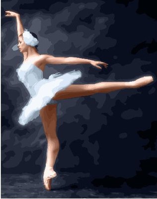 Картина за номерами Rainbow Art "Магія балету" 40х50 см GX23013-RA фото 1