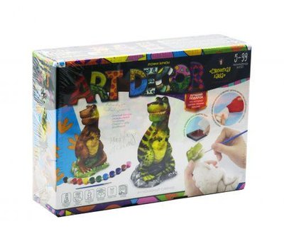 Гіпсові форми Danko Toys Art Decor: Динозавр (рос) ARTD-01-04 фото 1