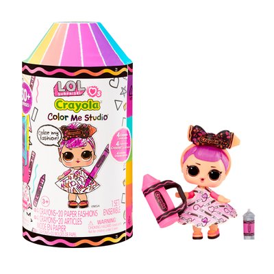 L.O.L. SURPRISE! Игровой набор - сюрприз с куклой серии "Crayola" Цветнашки фото 1