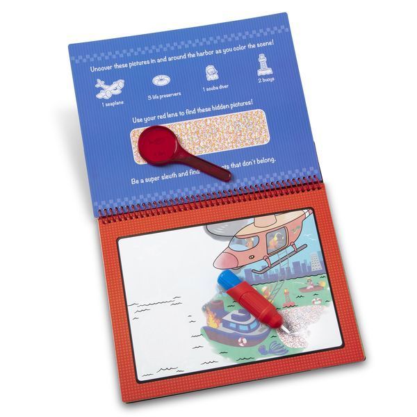 Чарівна водна розмальовка Мега Water WOW "Пригоди" Melissa & Doug MD30172 фото 3