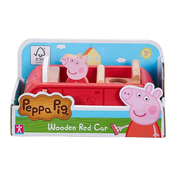 Лицензионный деревянный игровой набор Peppa - Машина Пеппы фото 4