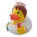 Стильная тематическая резиновая уточка FunnyDucks "Медсестра" L1386 фото 2