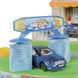 Двухуровневый детский паркинг Bburago "Гараж" в комплекте 1 машинка масштаб 1:43 фото 2