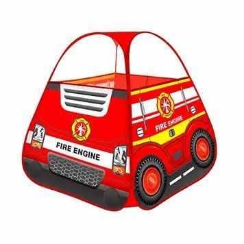 Дитяча палатка для хлопчика Піраміда Fire engine 99 &times; 80 &times; 80 см червона MR 1116 фото 1