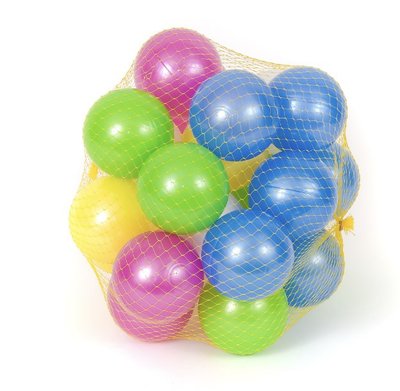 Кульки для сухого басейну Оріон 70 мм перламутрові 32 шт 00467 фото 1