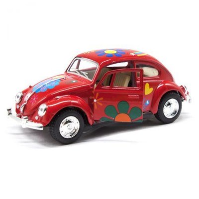 Машинка KINSMART Volkswagen Beetle красная KT5057WF фото 1