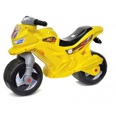 Мотоцикл-каталка двухколесный Орион Байк музыкальный Желтый 501v3-Y фото 1