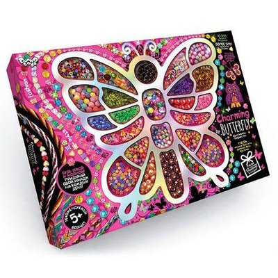 Набір намистин для плетіння Danko Toys Charming Butterfly CHB-01-01 фото 1
