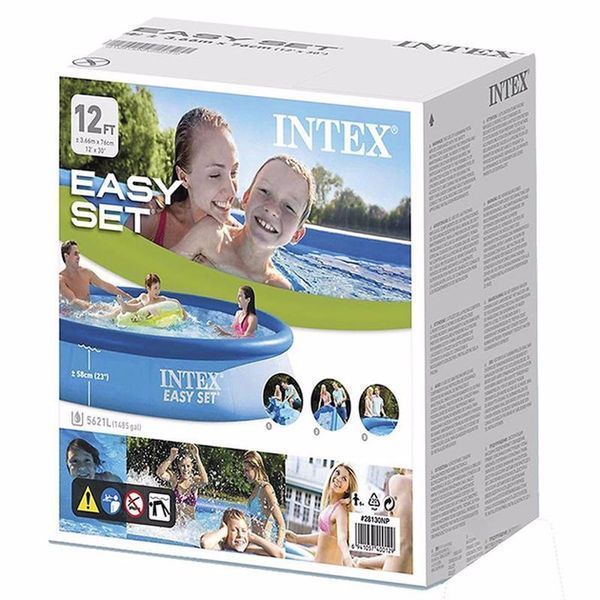 Наливний басейн Intex Easy Set 366х76см об'єм 5621л 28130 фото 7