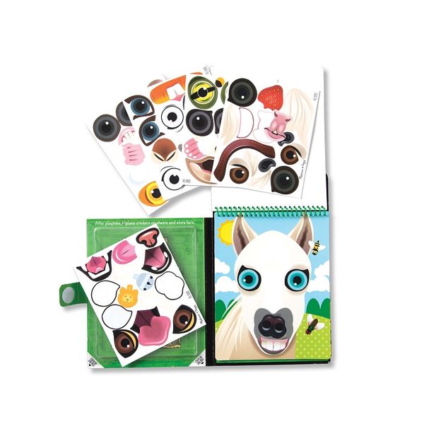 Тематические многоразовые наклейки с блокнотом "Домашние животные" Melissa & Doug MD30512 фото 5