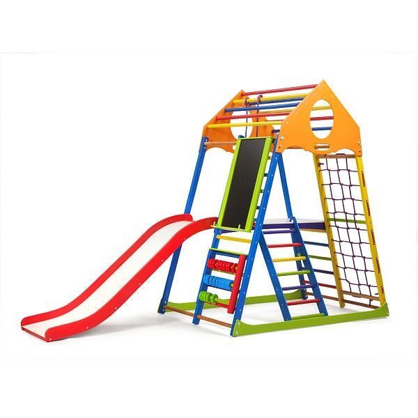 Игровой развивающий спортивный комплекс SportBaby KindWood Color Plus 3 фото 2