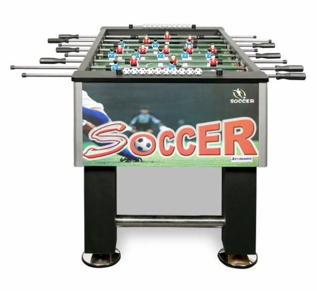 Ігровий стіл "Настільний футбол BETIS" на штангах з рахунками дерев'яний з ніжками 144х90 см фото 2
